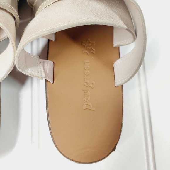 NEW PAUL GREEN Slip On Leather Sandals - Picture 12 of 13